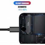 Wholesale 2in1 MAX 60W PD Speed Universal Charger Cable, USB-C / Type-C  with IP Lighting iPhone adapter Premium Braided (Black)